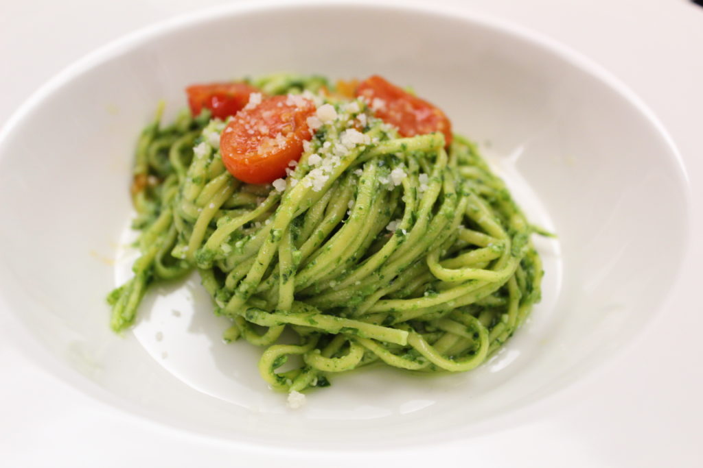 Tagliolini Al Pesto Di Rucola Basta Che Sia Pasta